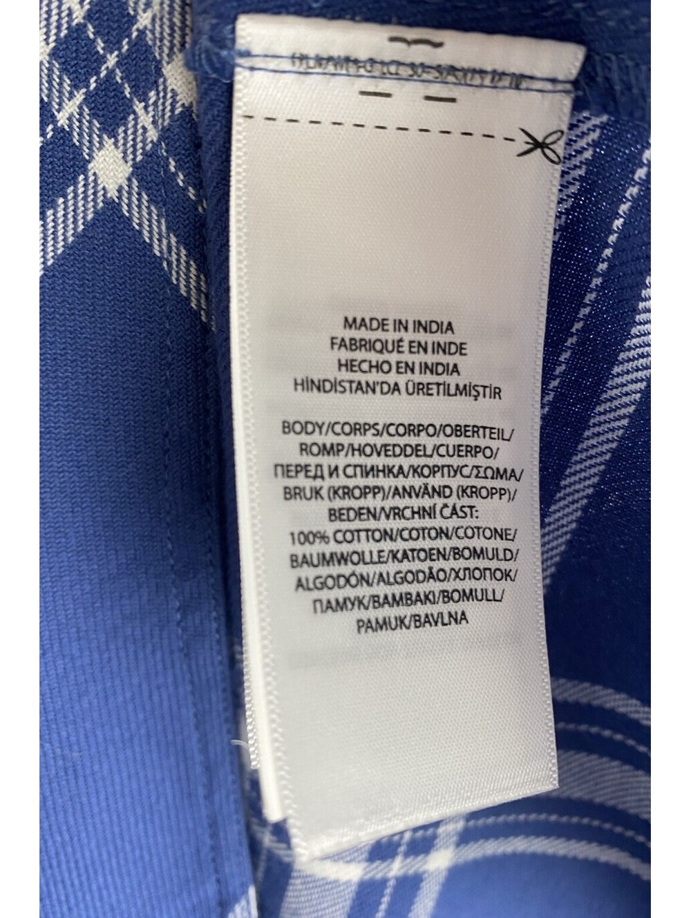 Ralph Lauren Polo Blue Plaid Godet Maxi Skirt Size 4 Small - Picture 9 of 10